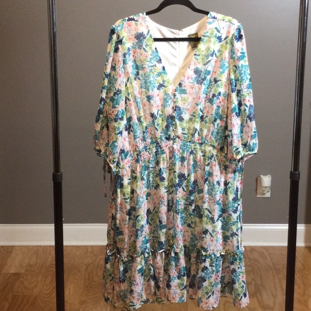 Taylor Floral Multicolor Dress